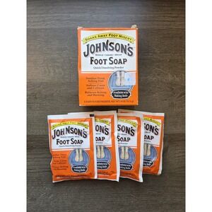New Johnsons Foot Soap 4 Pack Quick Dissolving